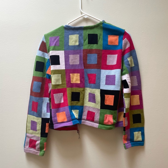 Maximalist Color Block Sweater - Picture 2 of 4
